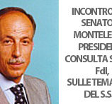 INCONTRO CON SENATORE MONTELEONE