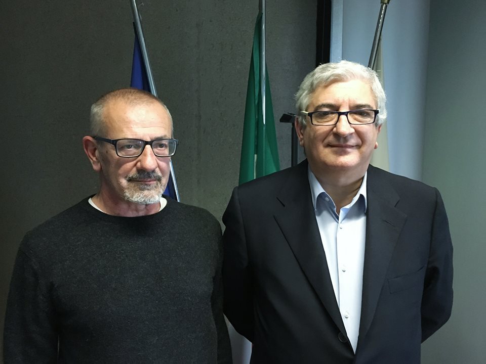 Il Dirigente nazionale UGS-Medici Sergio Scoto oggi insieme al Consigliere Regionale Emilia-Romagna Tommaso Foti